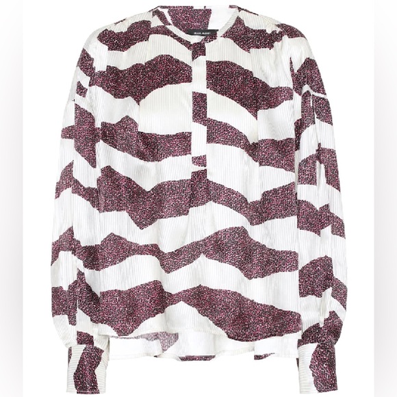 Isabel Marant Rosy Jacquard Blouse. Size EU 42 - Picture 5 of 11